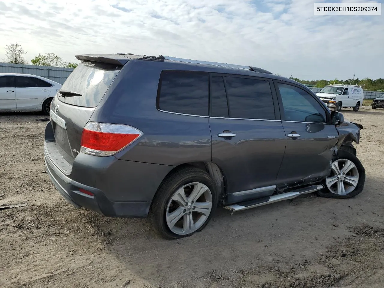 2013 Toyota Highlander Limited VIN: 5TDDK3EH1DS209374 Lot: 80524974