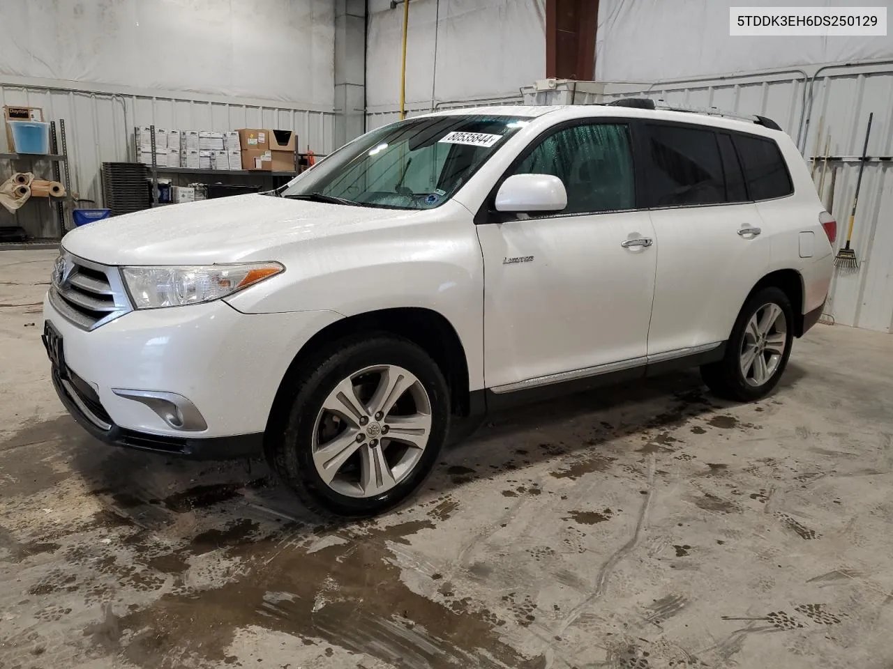 2013 Toyota Highlander Limited VIN: 5TDDK3EH6DS250129 Lot: 80535844