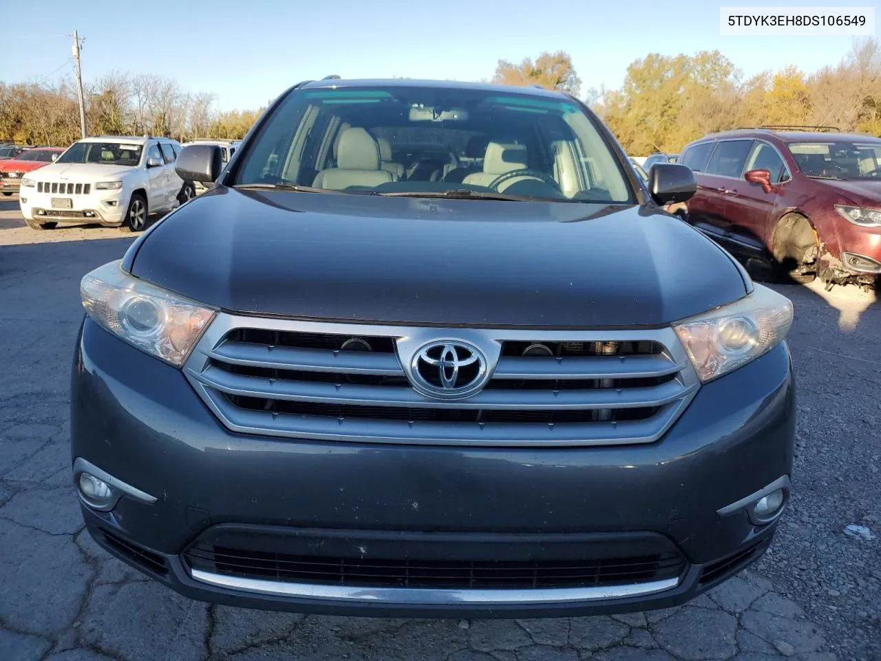 2013 Toyota Highlander Limited VIN: 5TDYK3EH8DS106549 Lot: 80922744