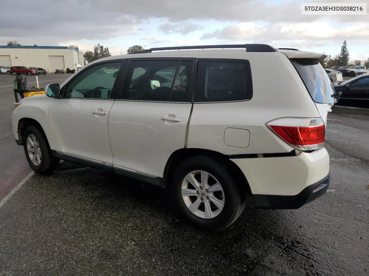 2013 Toyota Highlander Base VIN: 5TDZA3EH3DS038216 Lot: 81160284