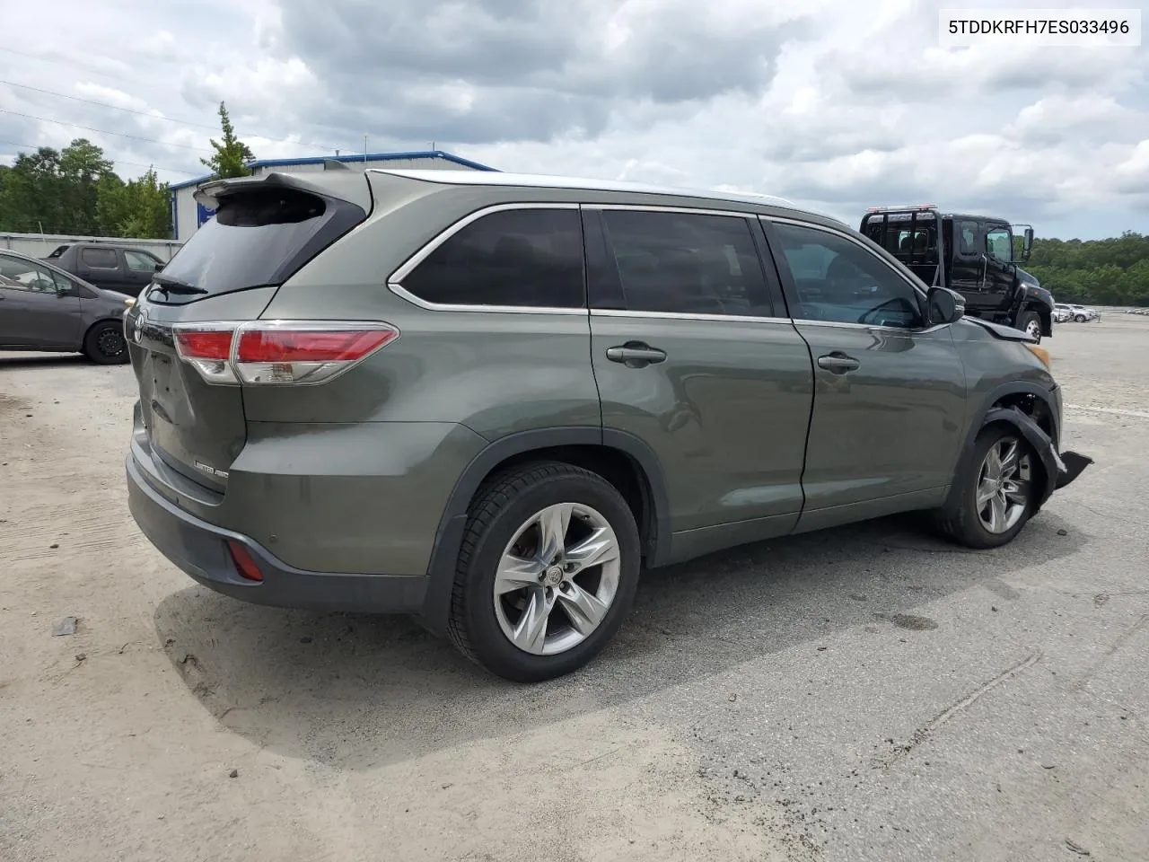 5TDDKRFH7ES033496 2014 Toyota Highlander Limited