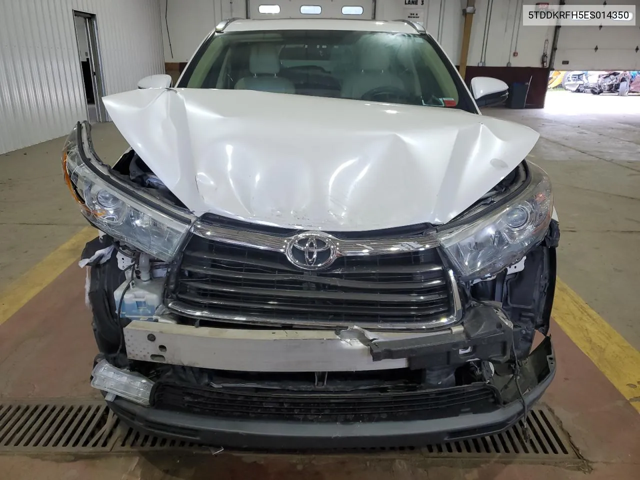 2014 Toyota Highlander Limited VIN: 5TDDKRFH5ES014350 Lot: 63463924