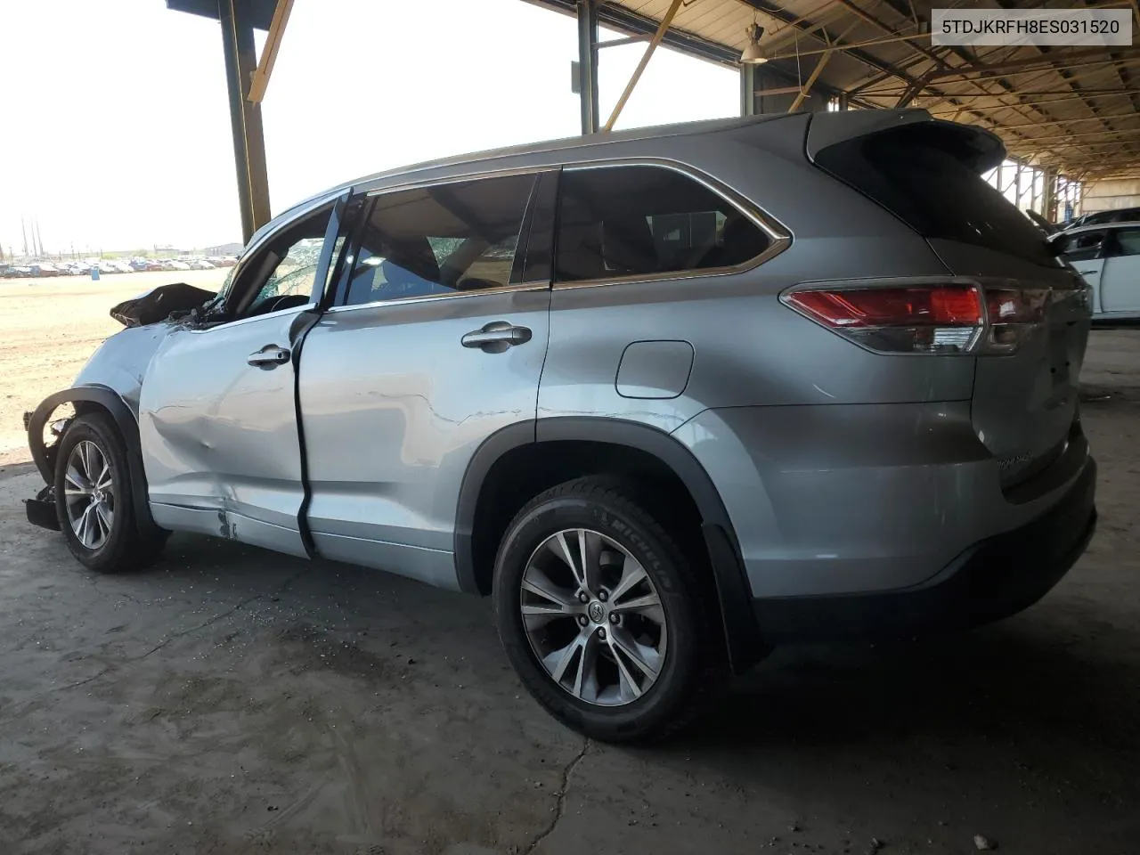 2014 Toyota Highlander Xle VIN: 5TDJKRFH8ES031520 Lot: 67389634