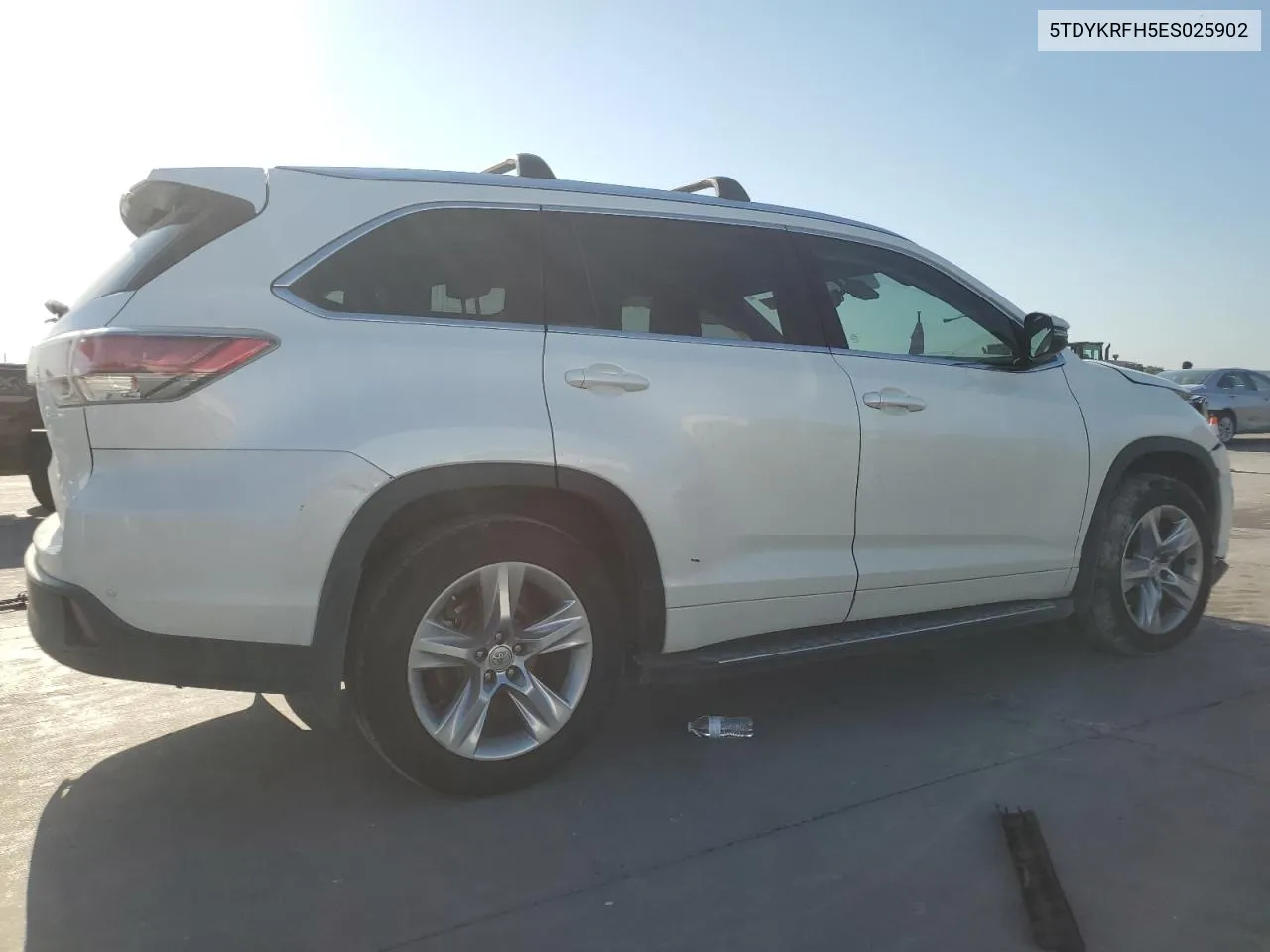 2014 Toyota Highlander Limited VIN: 5TDYKRFH5ES025902 Lot: 67519824