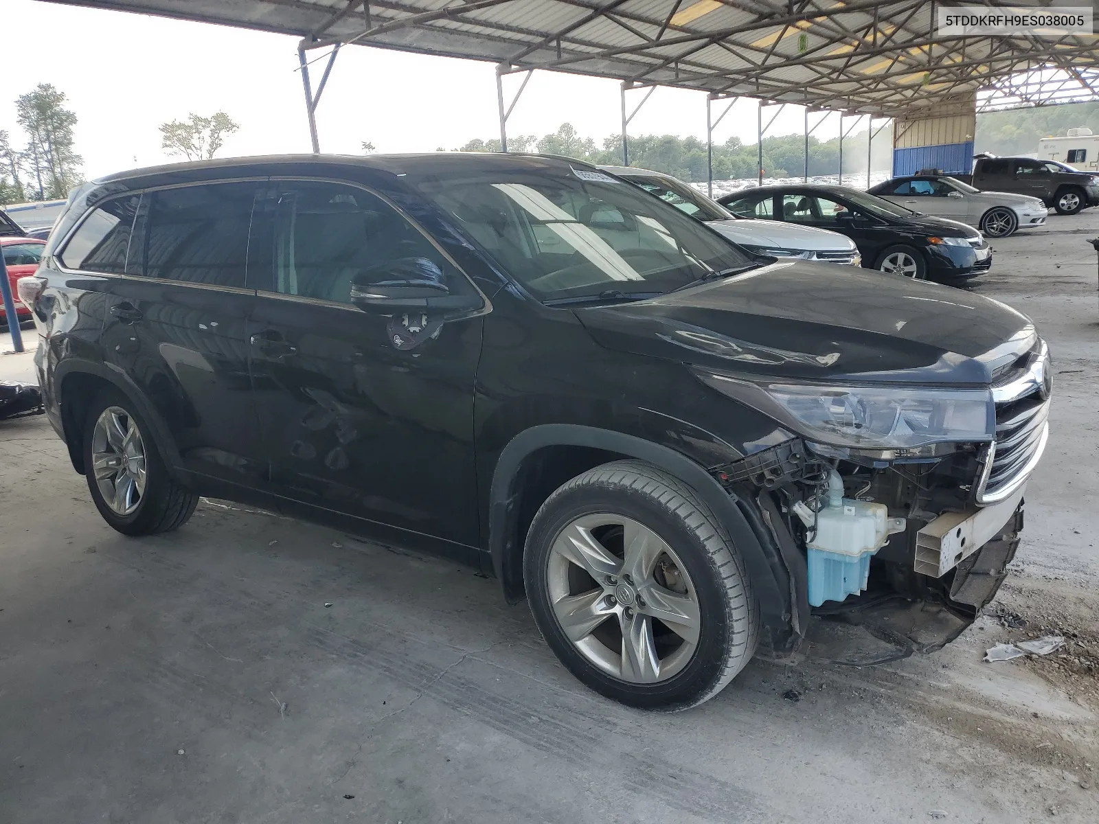 5TDDKRFH9ES038005 2014 Toyota Highlander Limited