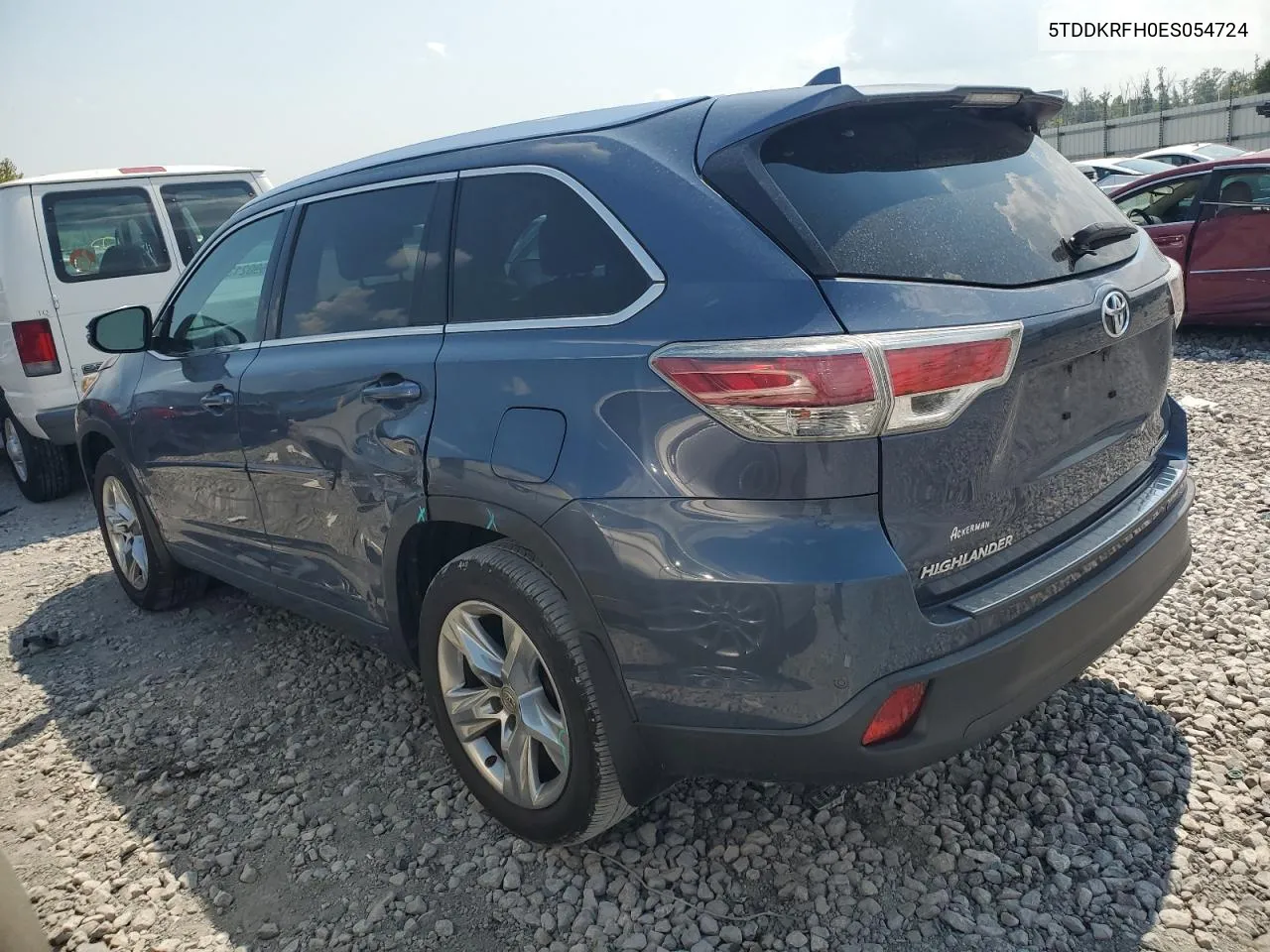 2014 Toyota Highlander Limited VIN: 5TDDKRFH0ES054724 Lot: 69021374