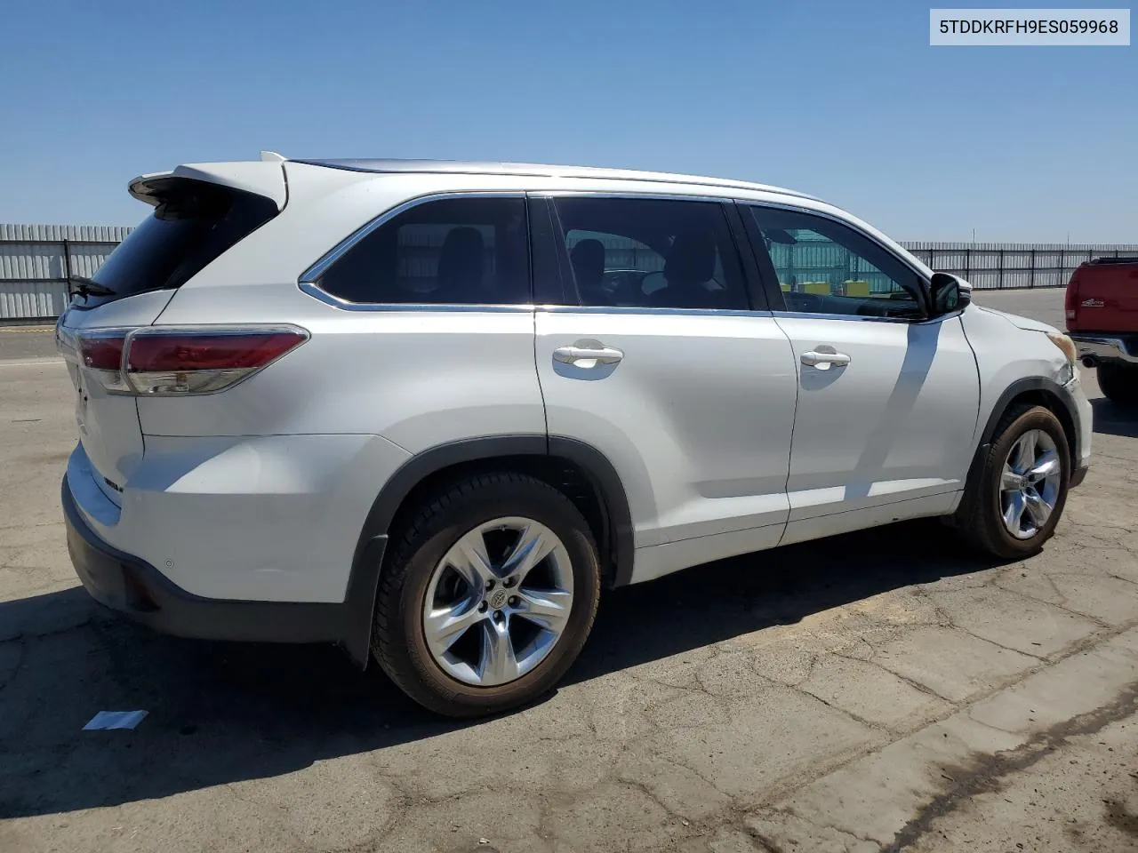 2014 Toyota Highlander Limited VIN: 5TDDKRFH9ES059968 Lot: 69704884