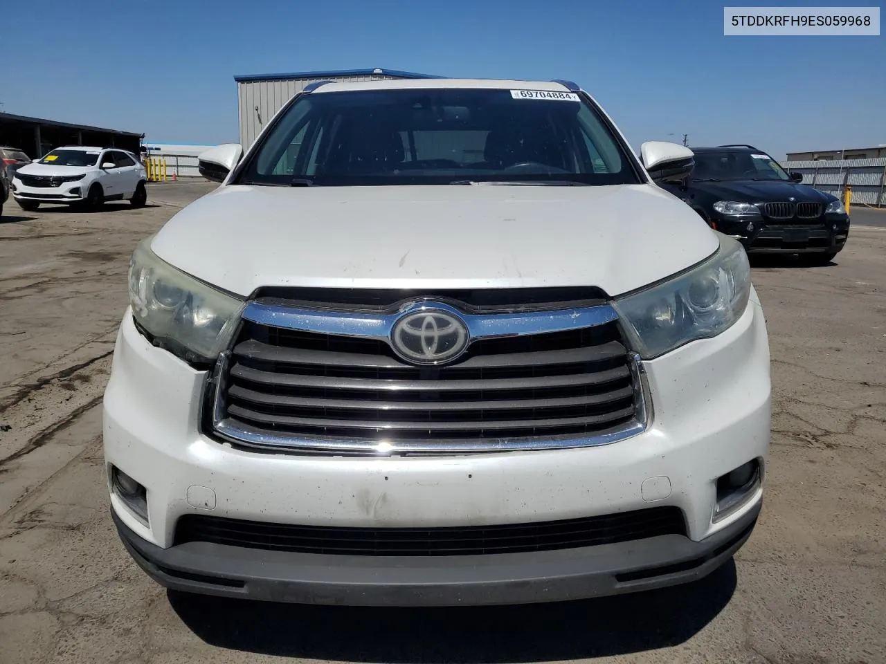 2014 Toyota Highlander Limited VIN: 5TDDKRFH9ES059968 Lot: 69704884