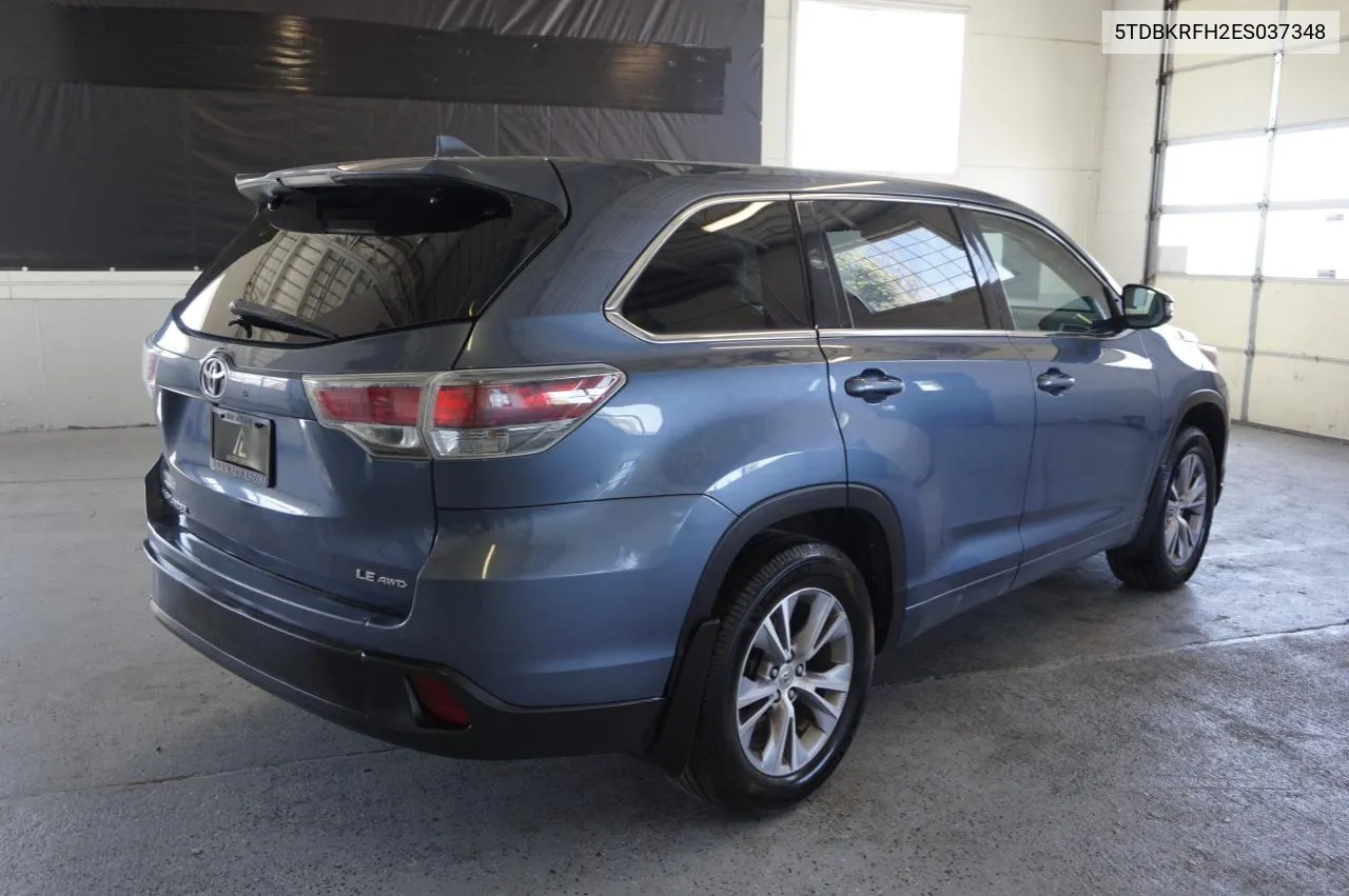 5TDBKRFH2ES037348 2014 Toyota Highlander Le