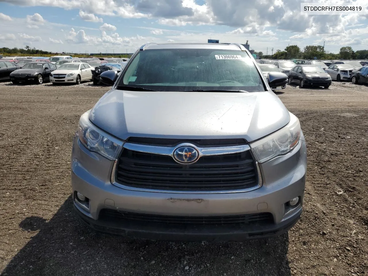 5TDDCRFH7ES004819 2014 Toyota Highlander Hybrid Limited