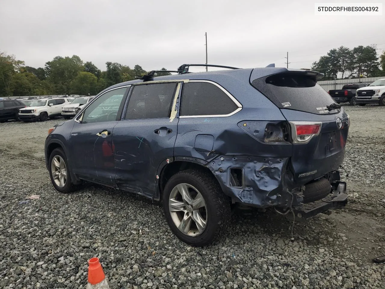 5TDDCRFH8ES004392 2014 Toyota Highlander Hybrid Limited