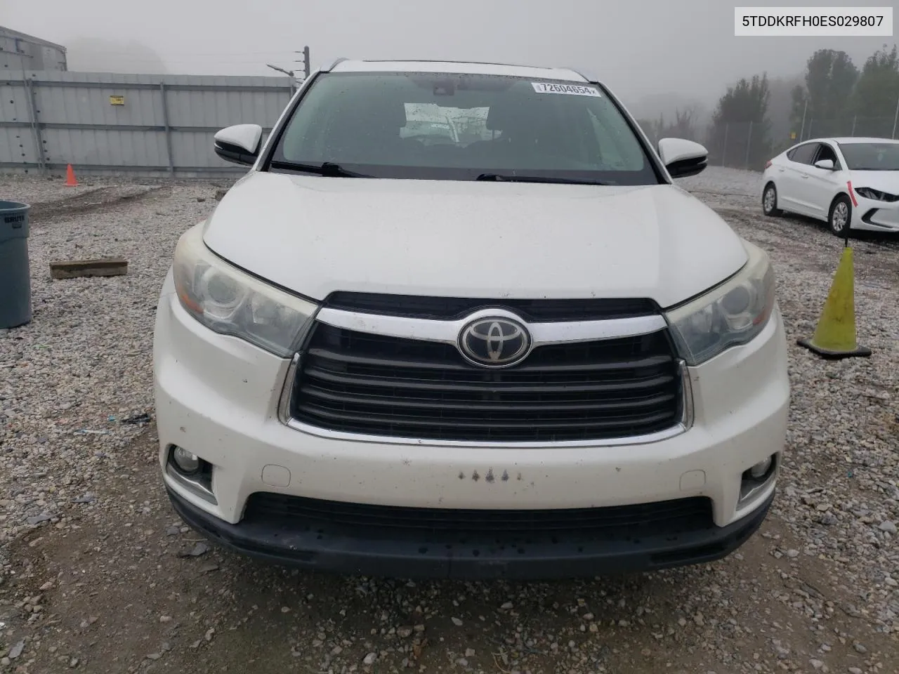 2014 Toyota Highlander Limited VIN: 5TDDKRFH0ES029807 Lot: 72604654