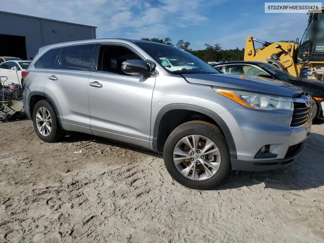 2014 Toyota Highlander Le VIN: 5TDZKRFH0ES033426 Lot: 73277034