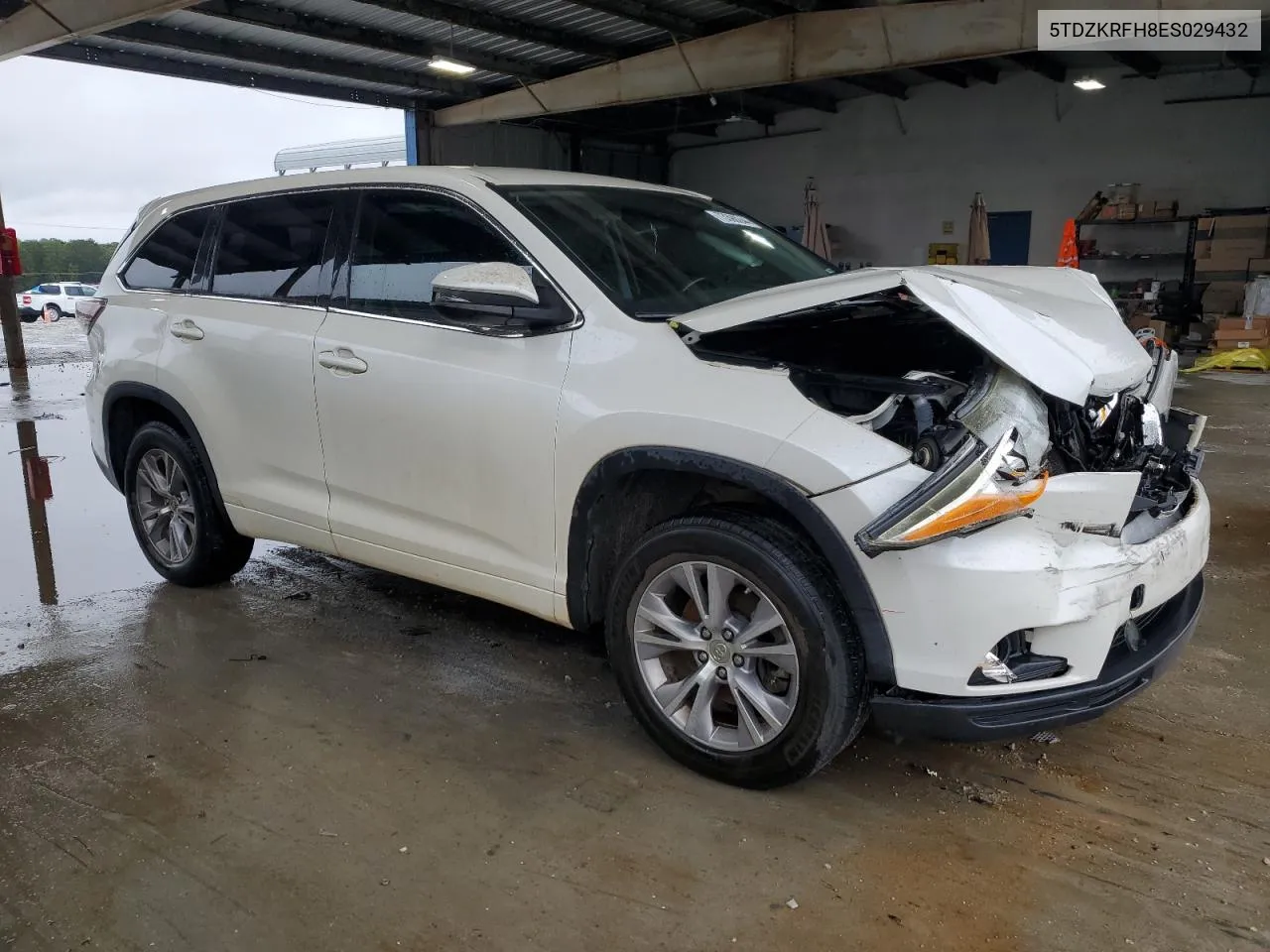 2014 Toyota Highlander Le VIN: 5TDZKRFH8ES029432 Lot: 73390244