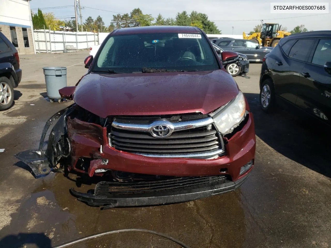 2014 Toyota Highlander Le VIN: 5TDZARFH0ES007685 Lot: 74044044