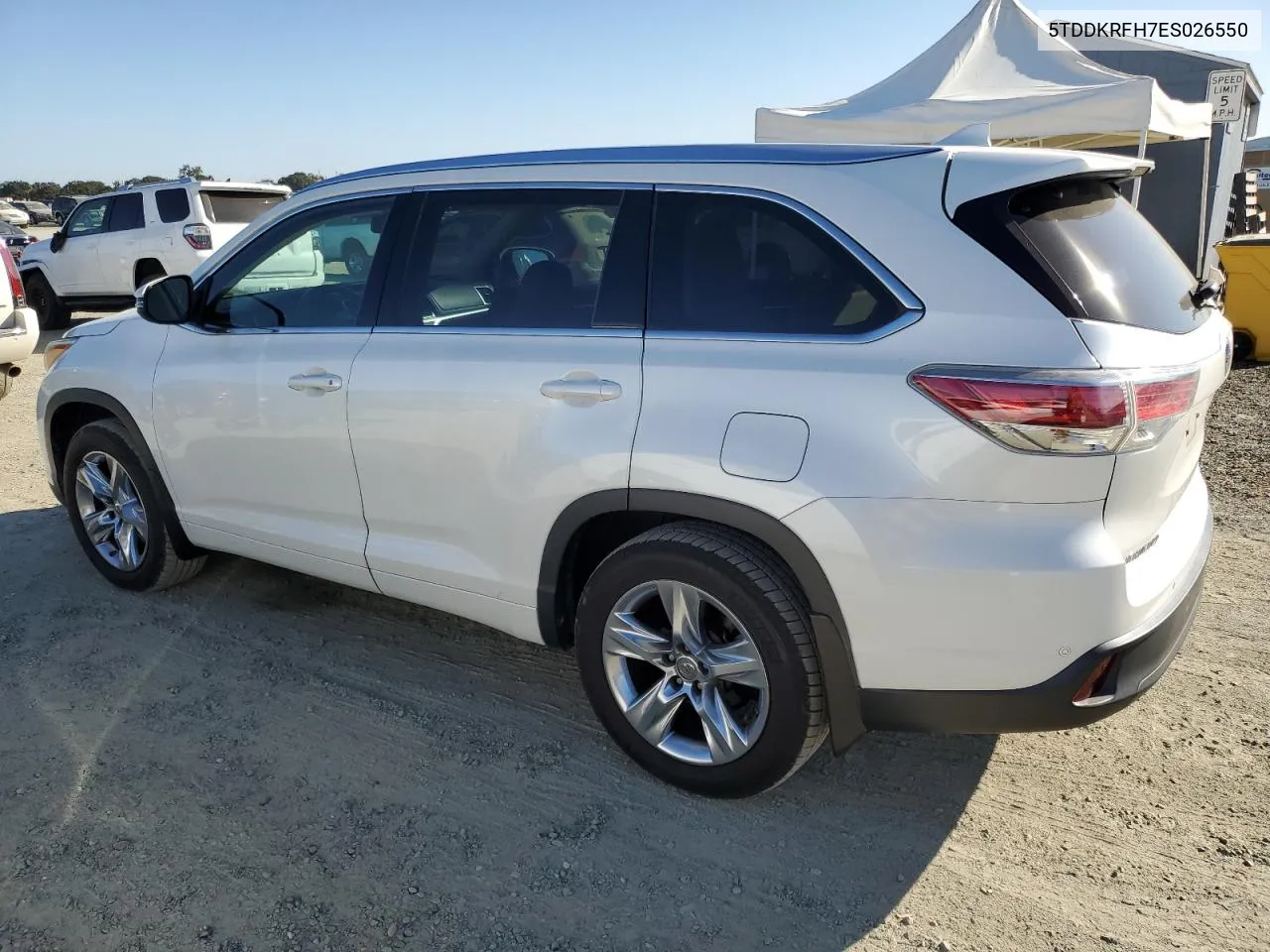 2014 Toyota Highlander Limited VIN: 5TDDKRFH7ES026550 Lot: 75346894