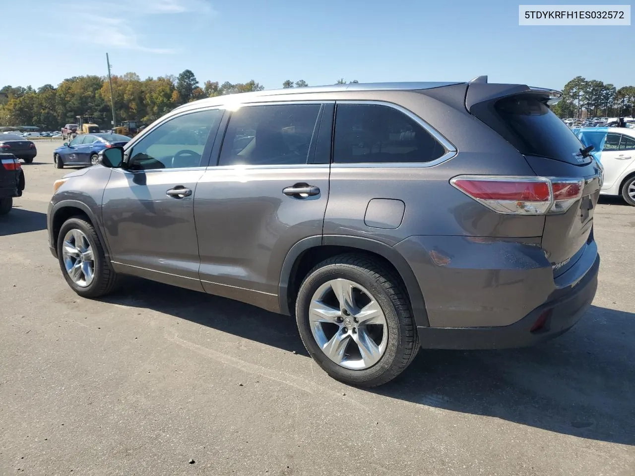 2014 Toyota Highlander Limited VIN: 5TDYKRFH1ES032572 Lot: 75801164