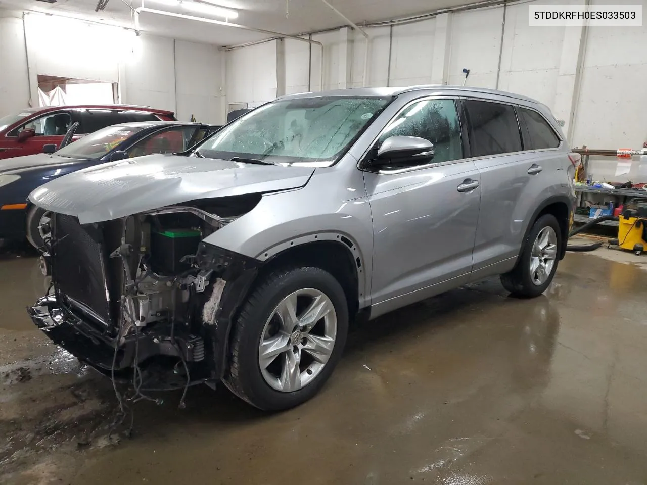 2014 Toyota Highlander Limited VIN: 5TDDKRFH0ES033503 Lot: 76376944