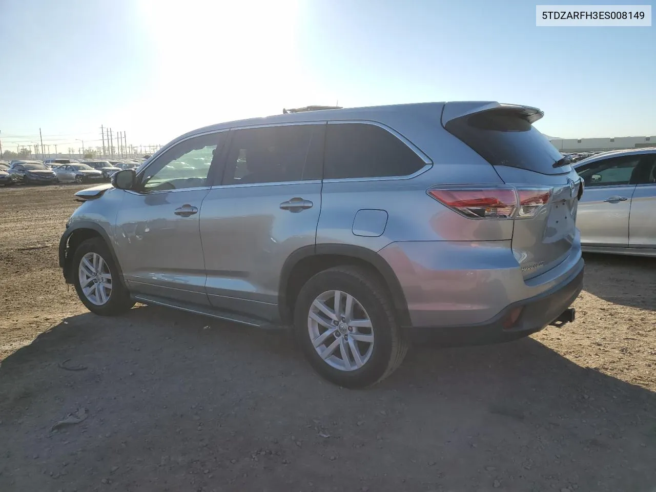 2014 Toyota Highlander Le VIN: 5TDZARFH3ES008149 Lot: 76691433