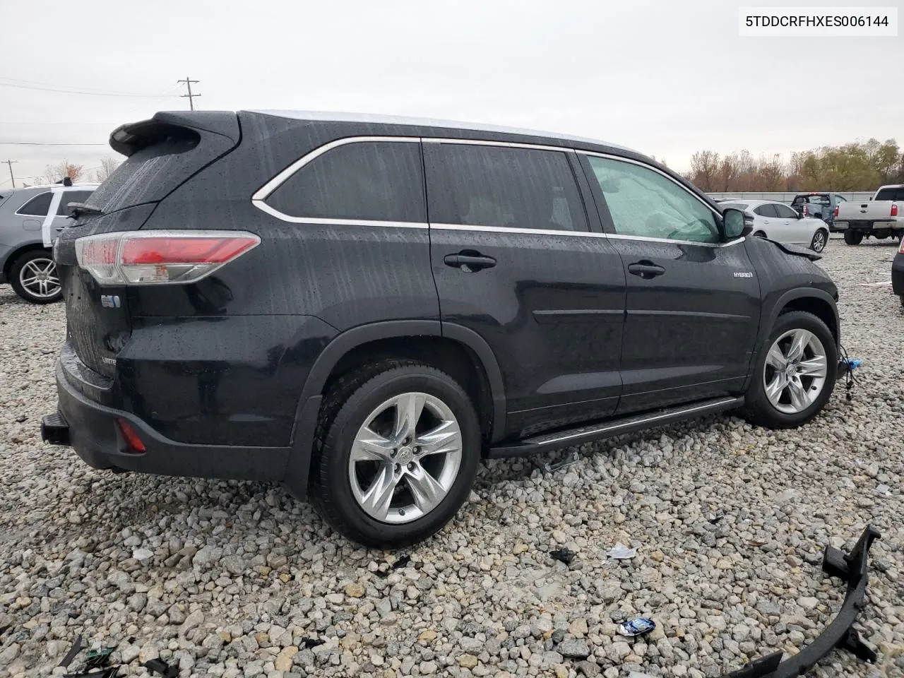 2014 Toyota Highlander Hybrid Limited VIN: 5TDDCRFHXES006144 Lot: 77456794