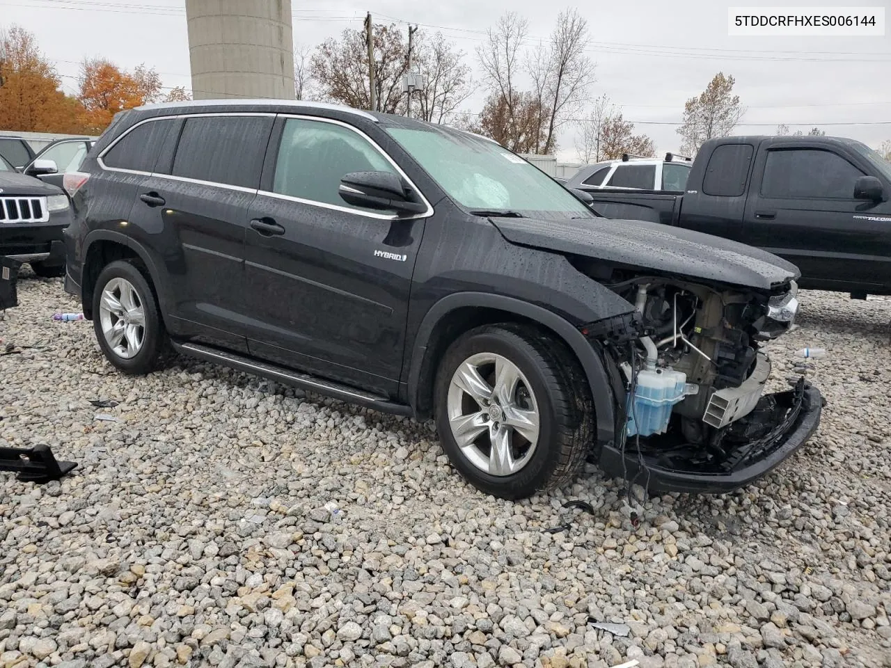 2014 Toyota Highlander Hybrid Limited VIN: 5TDDCRFHXES006144 Lot: 77456794