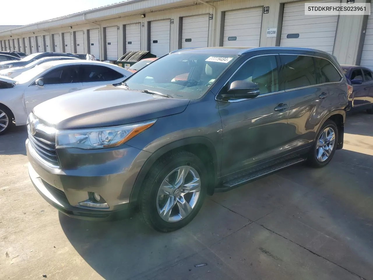 2014 Toyota Highlander Limited VIN: 5TDDKRFH2ES023961 Lot: 77779484