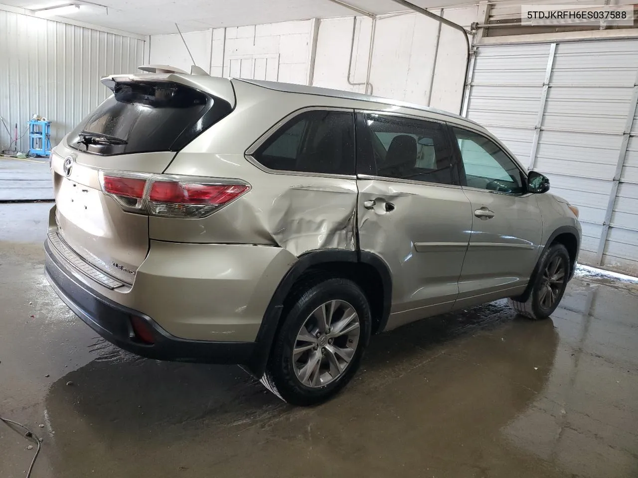 2014 Toyota Highlander Xle VIN: 5TDJKRFH6ES037588 Lot: 77797624