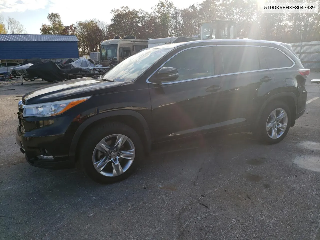 2014 Toyota Highlander Limited VIN: 5TDDKRFHXES047389 Lot: 78224704