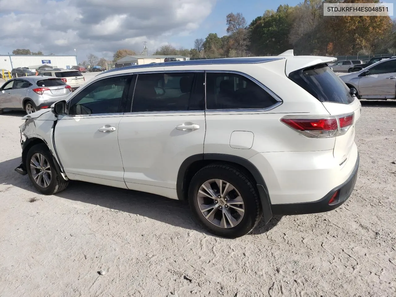 2014 Toyota Highlander Xle VIN: 5TDJKRFH4ES048511 Lot: 78232754