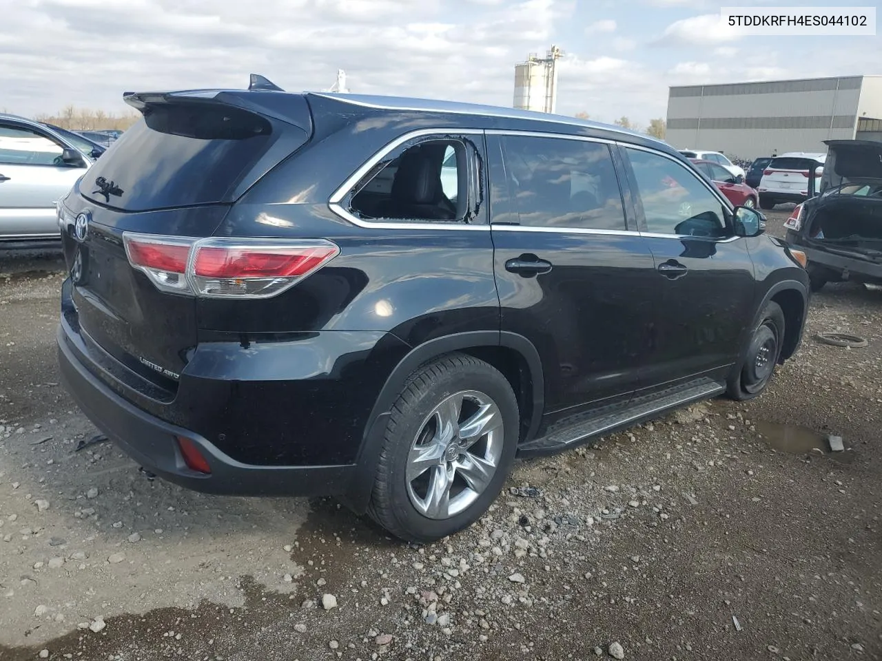 2014 Toyota Highlander Limited VIN: 5TDDKRFH4ES044102 Lot: 78481574