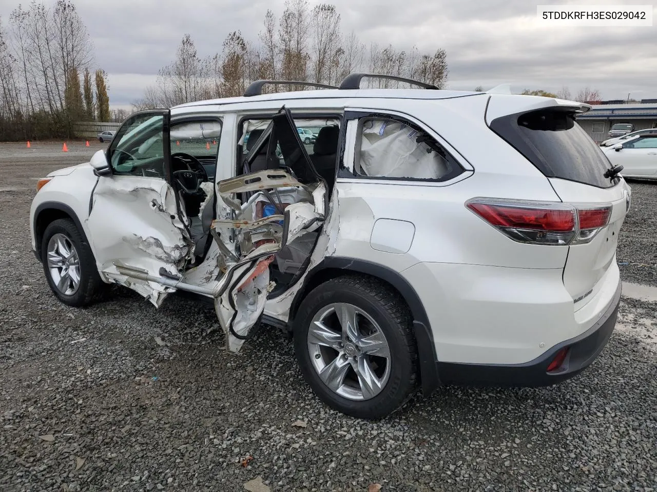 2014 Toyota Highlander Limited VIN: 5TDDKRFH3ES029042 Lot: 79059734