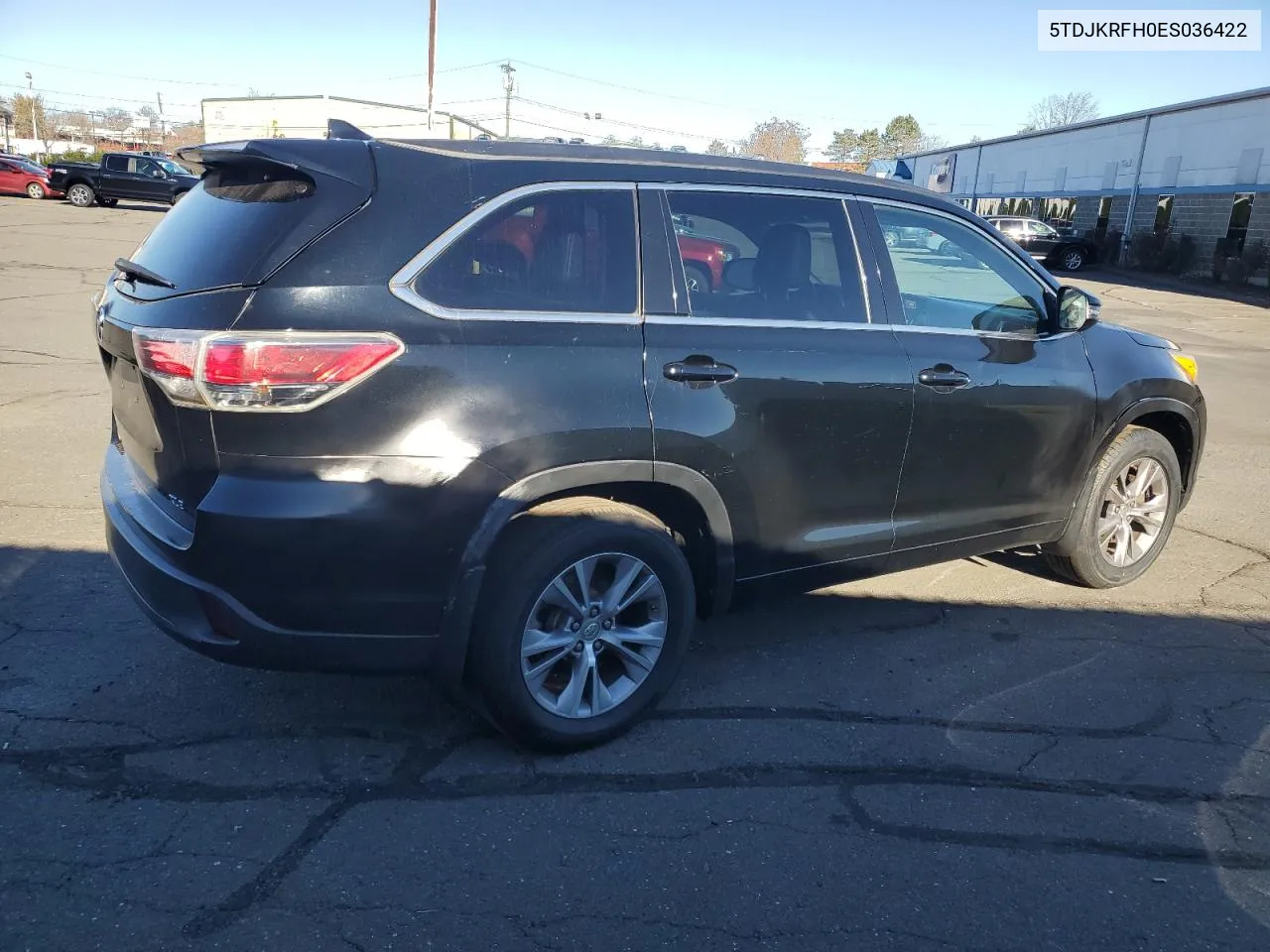 2014 Toyota Highlander Xle VIN: 5TDJKRFH0ES036422 Lot: 79388614