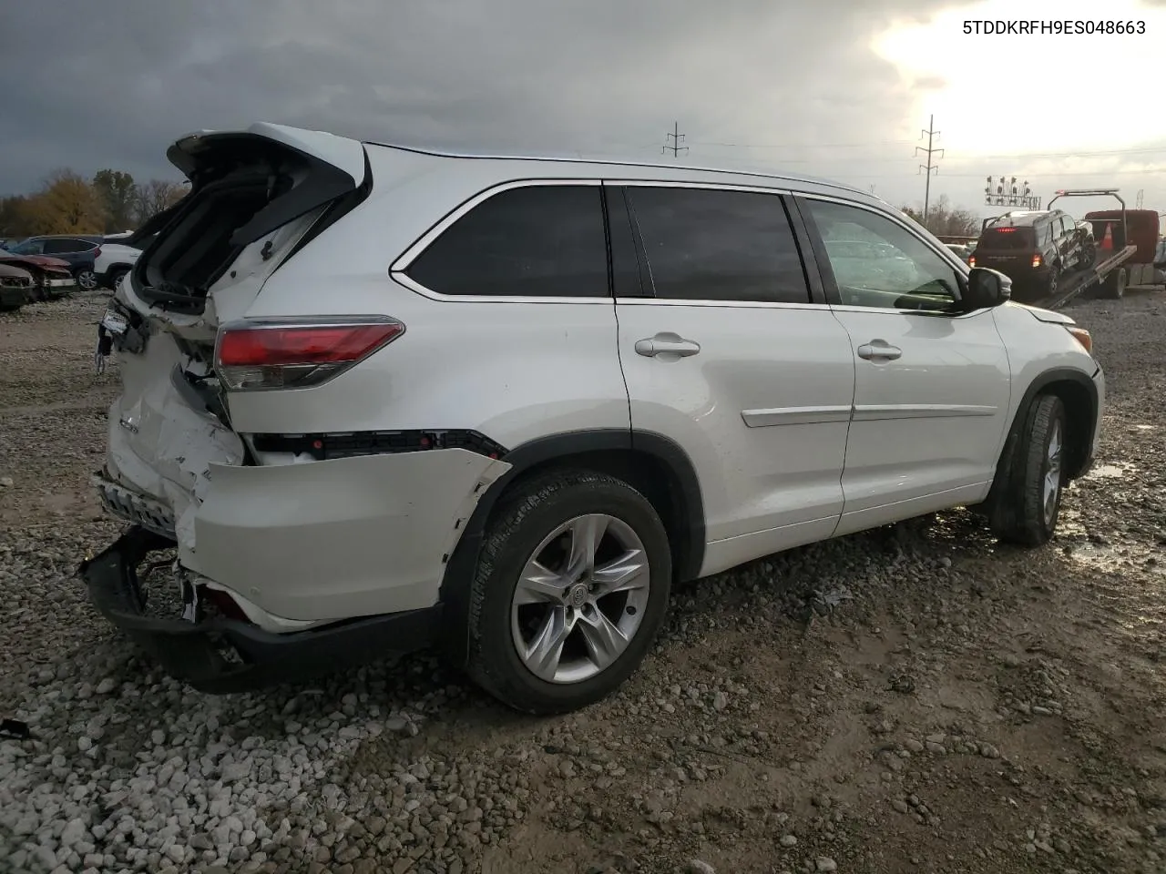 2014 Toyota Highlander Limited VIN: 5TDDKRFH9ES048663 Lot: 79565664