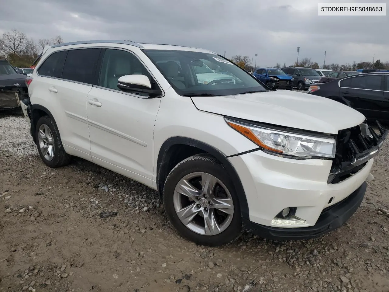 2014 Toyota Highlander Limited VIN: 5TDDKRFH9ES048663 Lot: 79565664