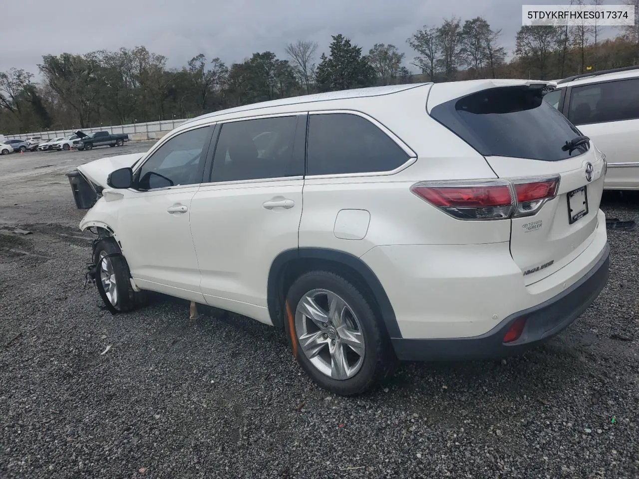 2014 Toyota Highlander Limited VIN: 5TDYKRFHXES017374 Lot: 79624614