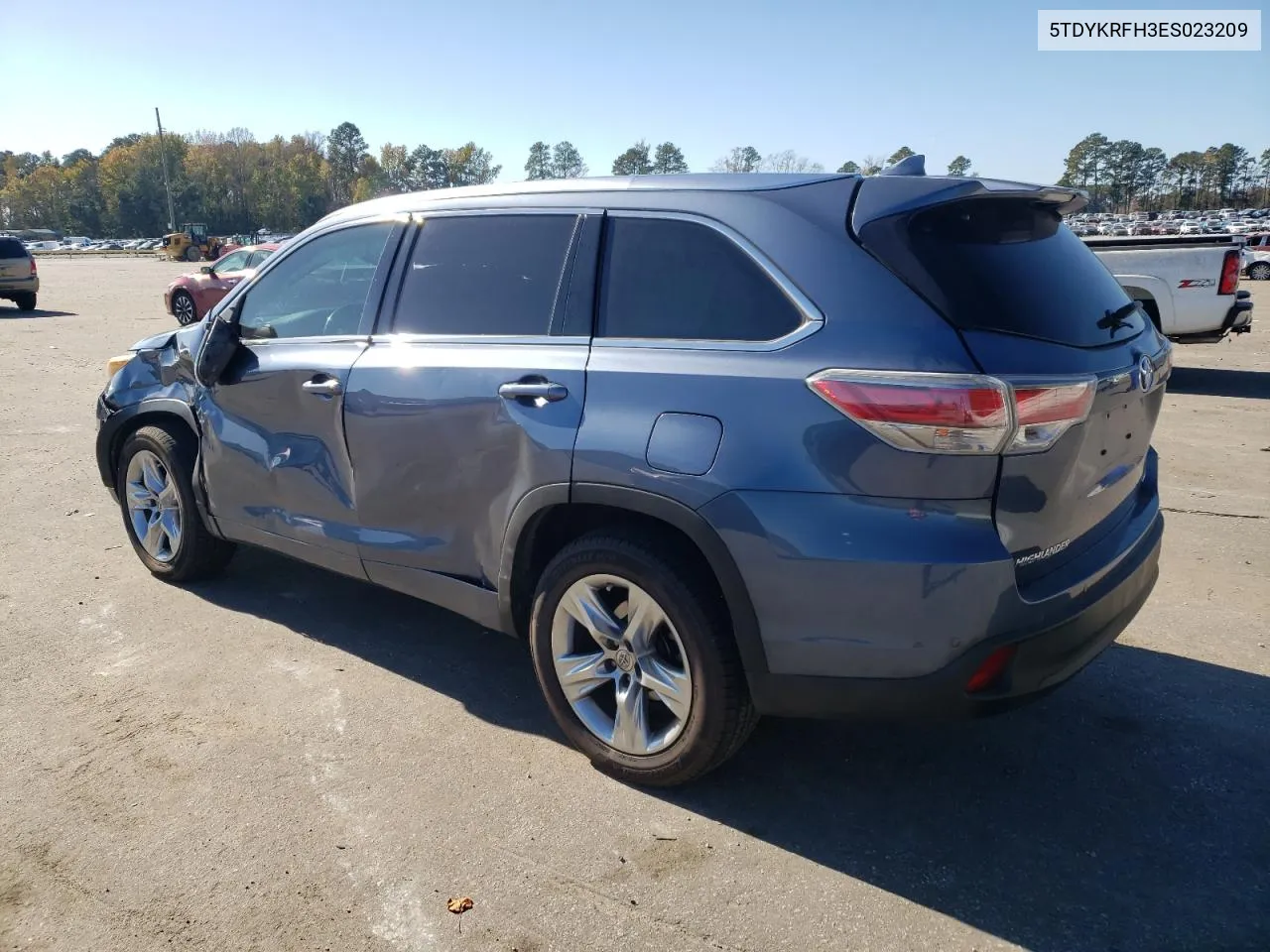 2014 Toyota Highlander Limited VIN: 5TDYKRFH3ES023209 Lot: 80476854