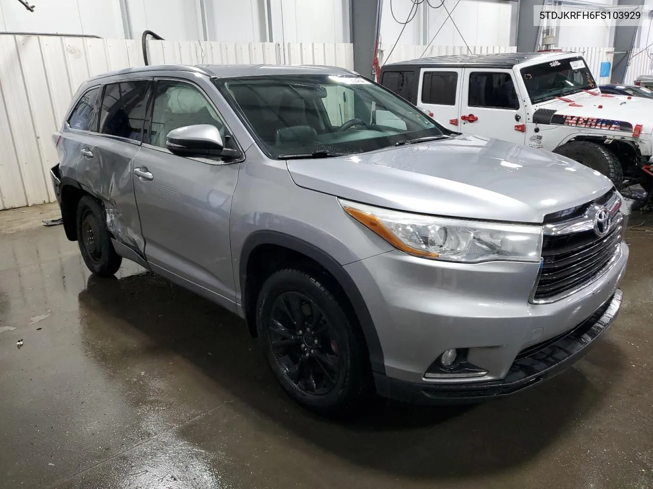 5TDJKRFH6FS103929 2015 Toyota Highlander Xle