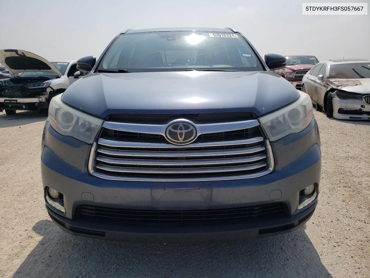 5TDYKRFH3FS057667 2015 Toyota Highlander Limited