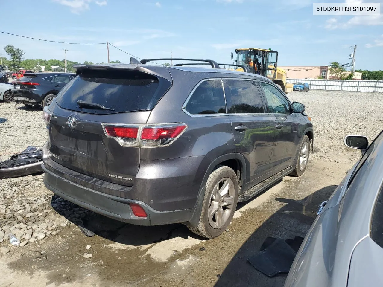 5TDDKRFH3FS101097 2015 Toyota Highlander Limited