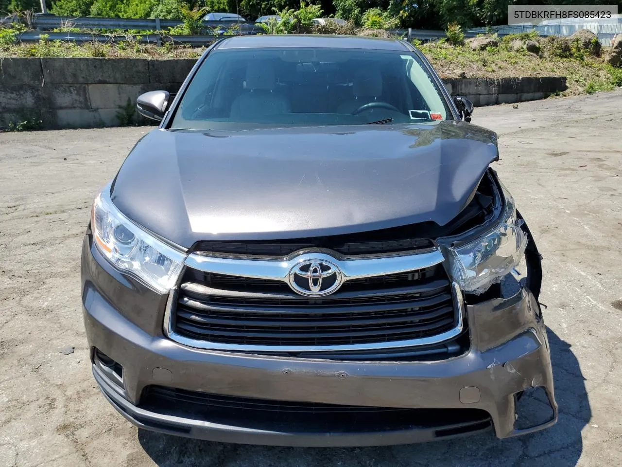 2015 Toyota Highlander Le VIN: 5TDBKRFH8FS085423 Lot: 60652074