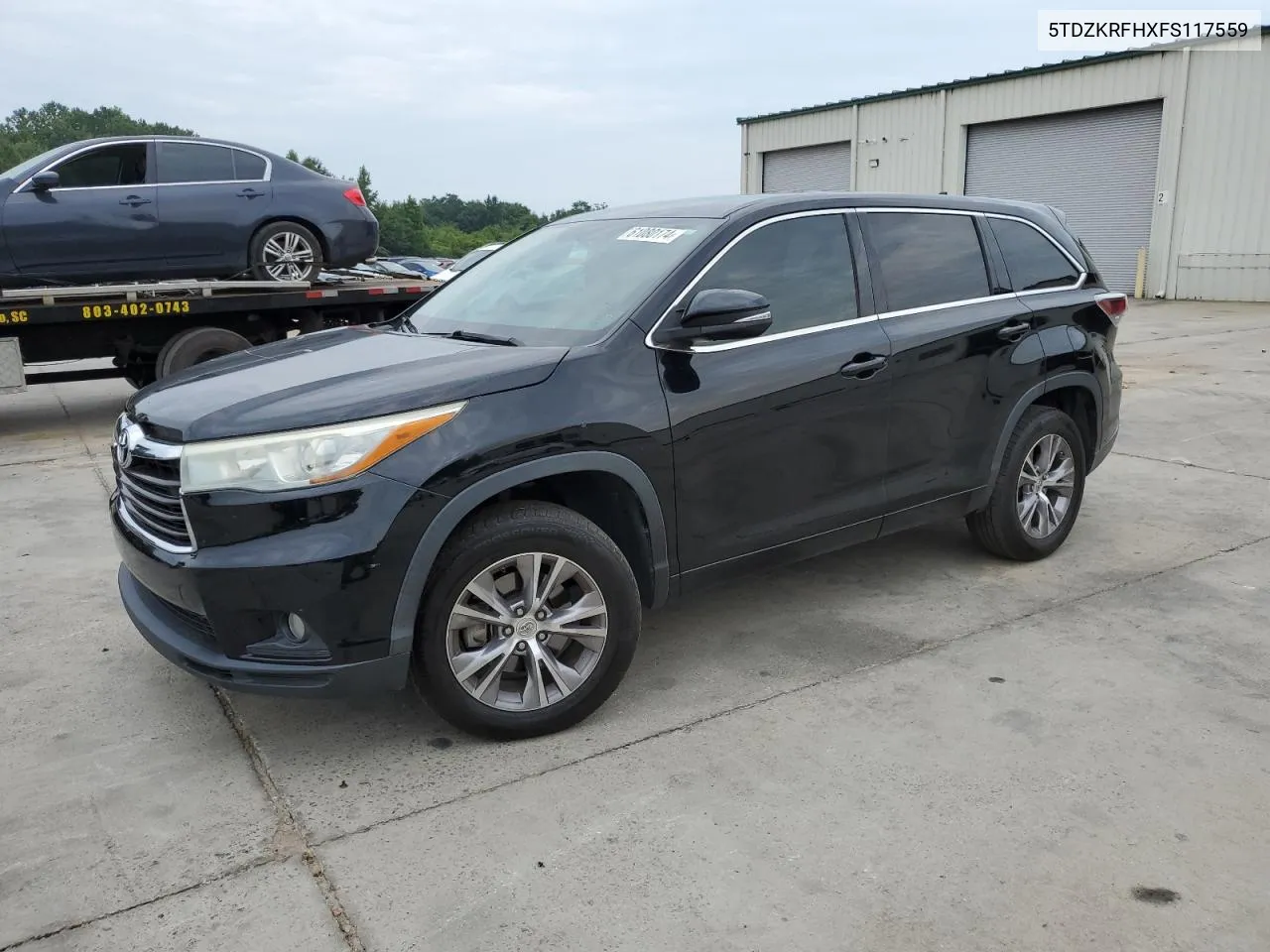 5TDZKRFHXFS117559 2015 Toyota Highlander Le