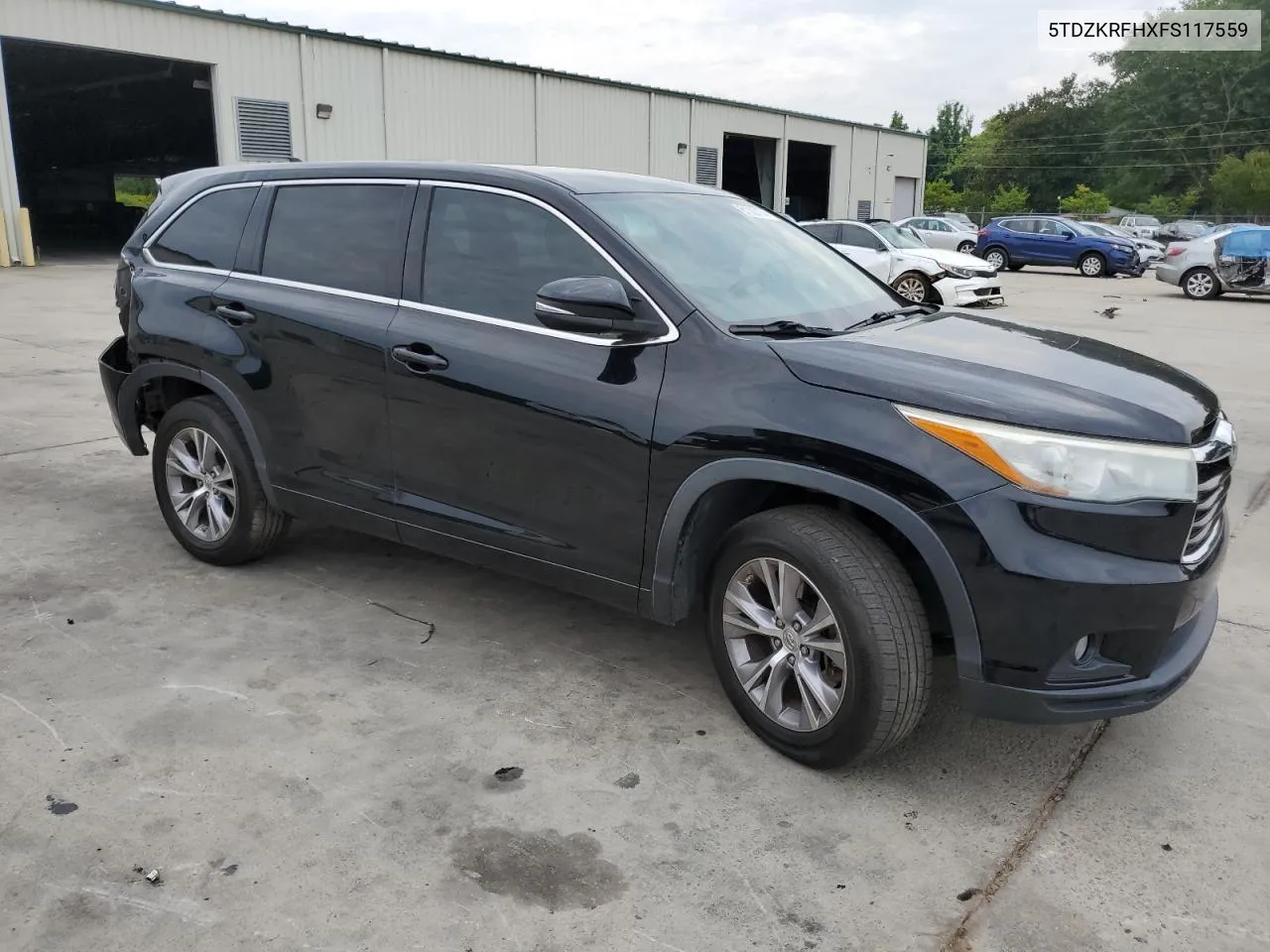 5TDZKRFHXFS117559 2015 Toyota Highlander Le