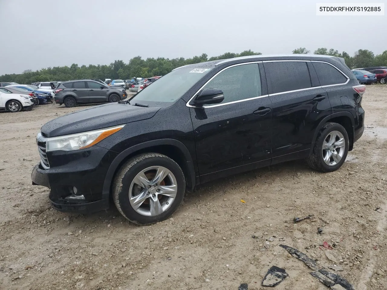 5TDDKRFHXFS192885 2015 Toyota Highlander Limited