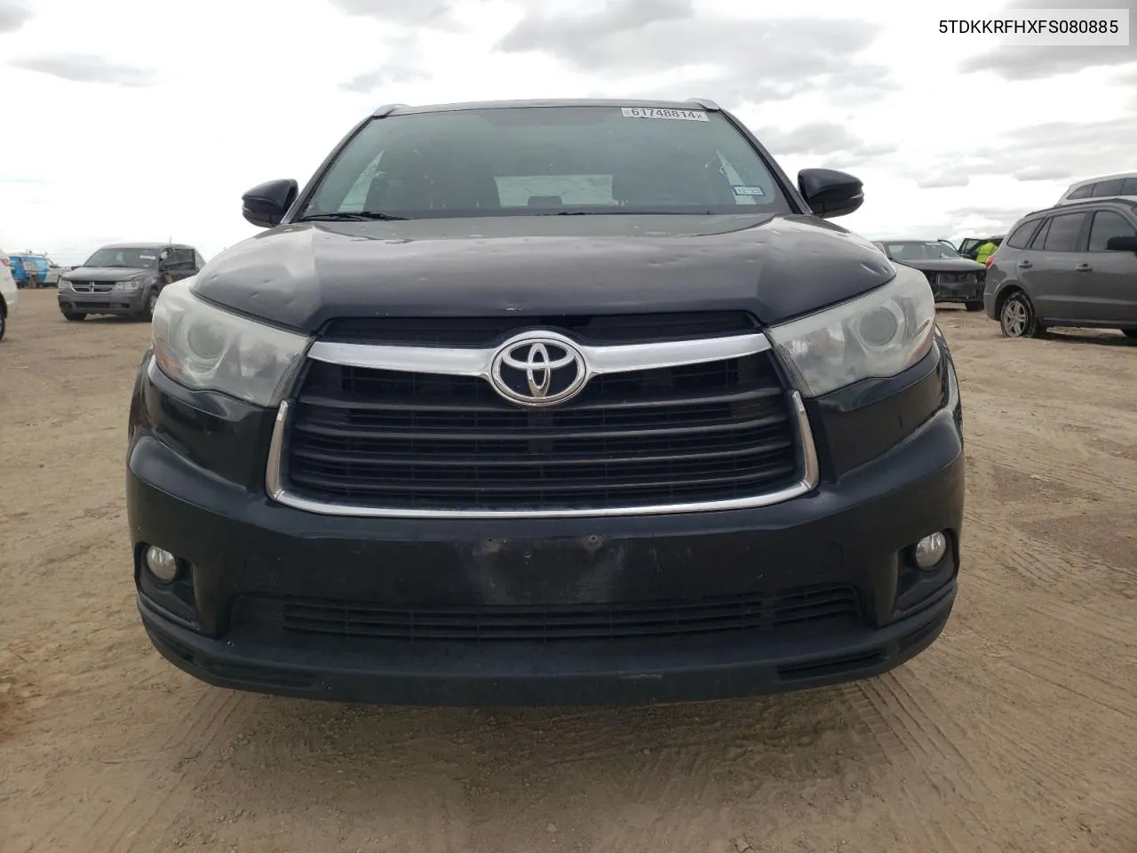 5TDKKRFHXFS080885 2015 Toyota Highlander Xle