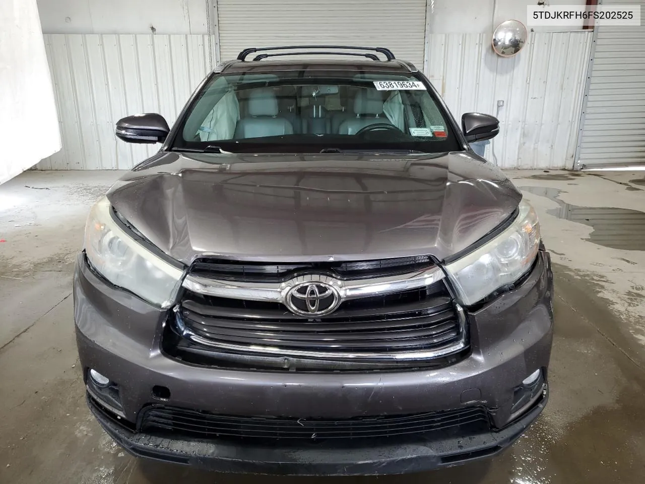 2015 Toyota Highlander Xle VIN: 5TDJKRFH6FS202525 Lot: 63819634