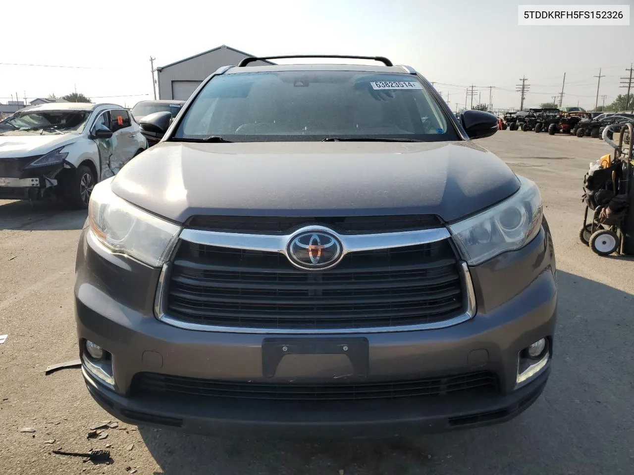 2015 Toyota Highlander Limited VIN: 5TDDKRFH5FS152326 Lot: 63823514