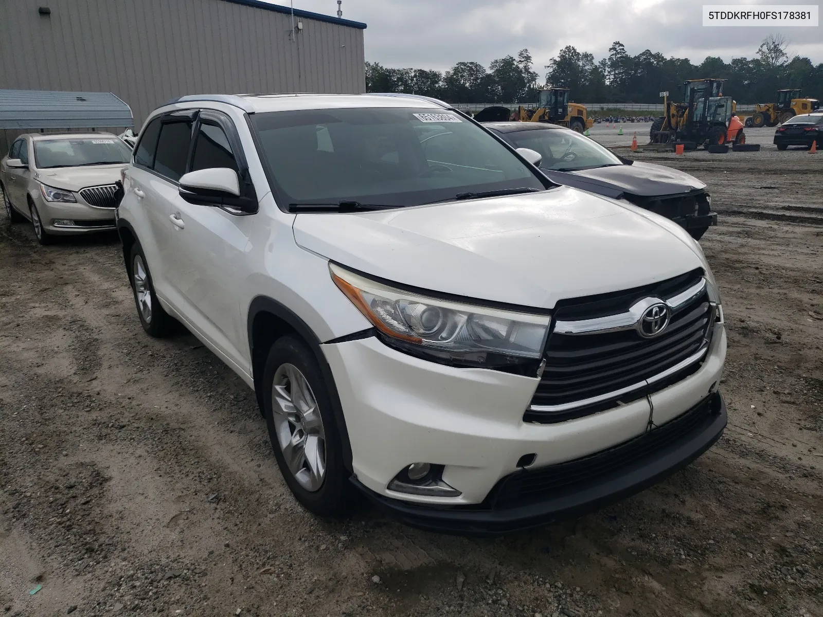 5TDDKRFH0FS178381 2015 Toyota Highlander Limited