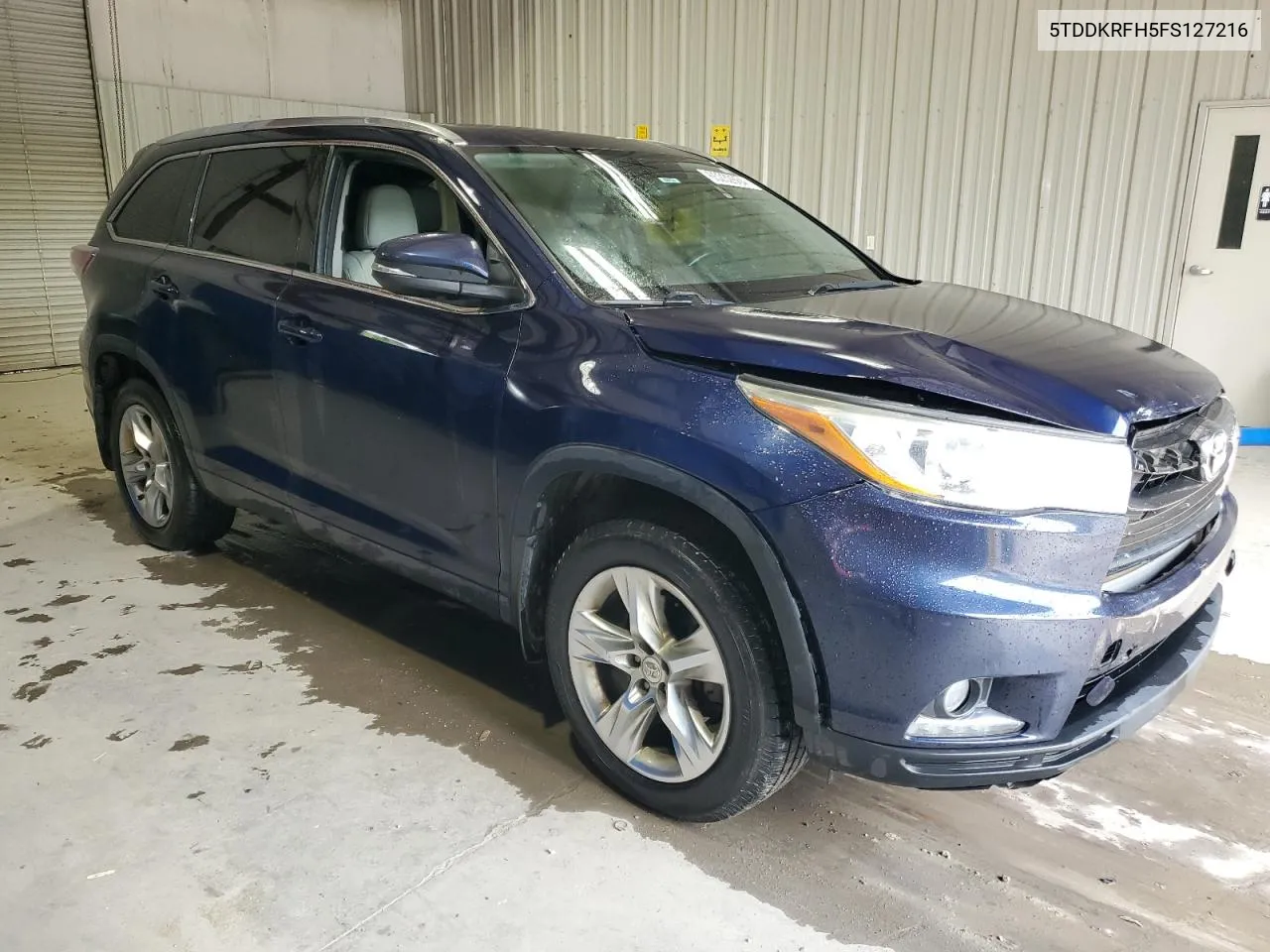 2015 Toyota Highlander Limited VIN: 5TDDKRFH5FS127216 Lot: 65232604