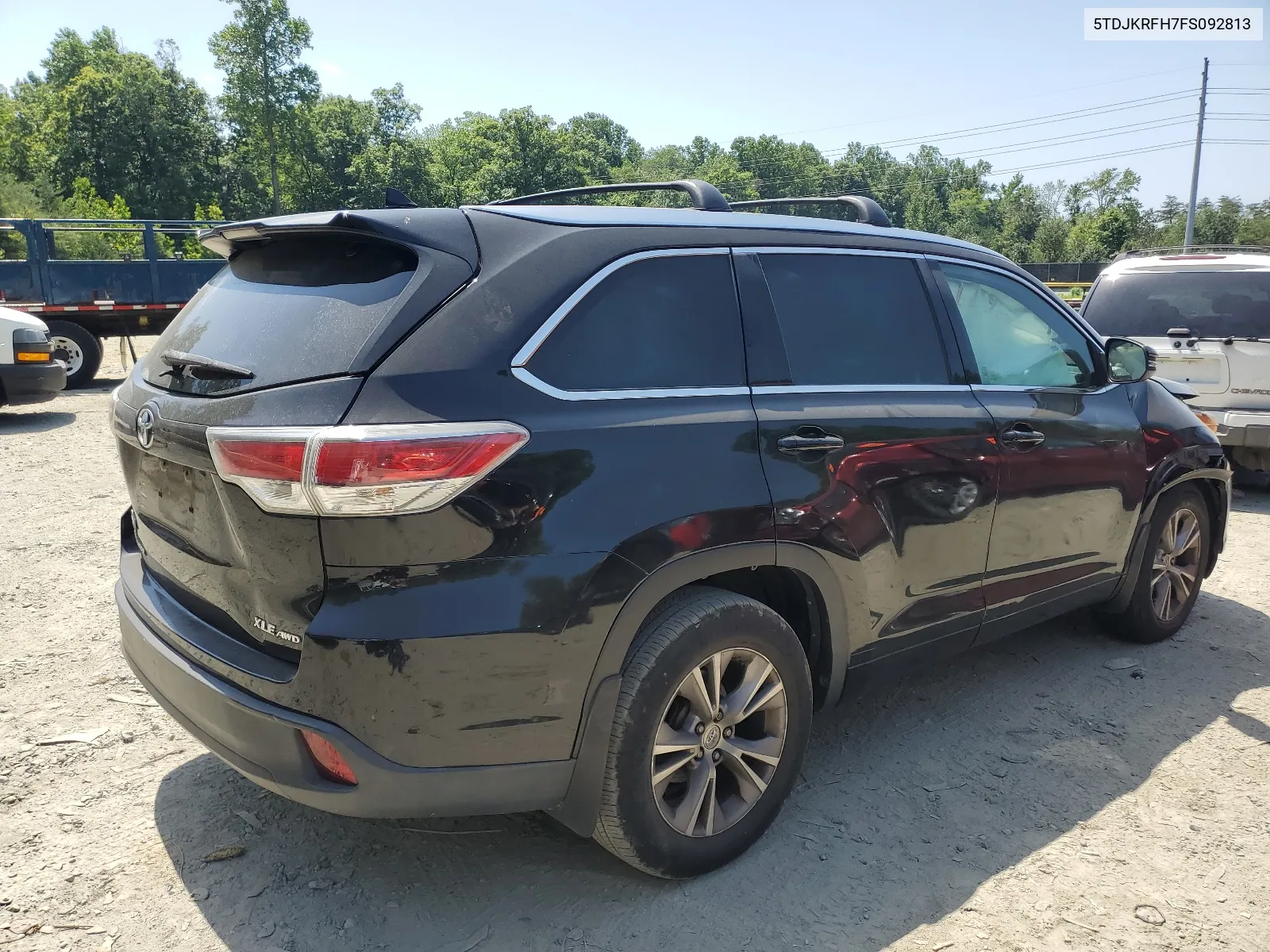 5TDJKRFH7FS092813 2015 Toyota Highlander Xle