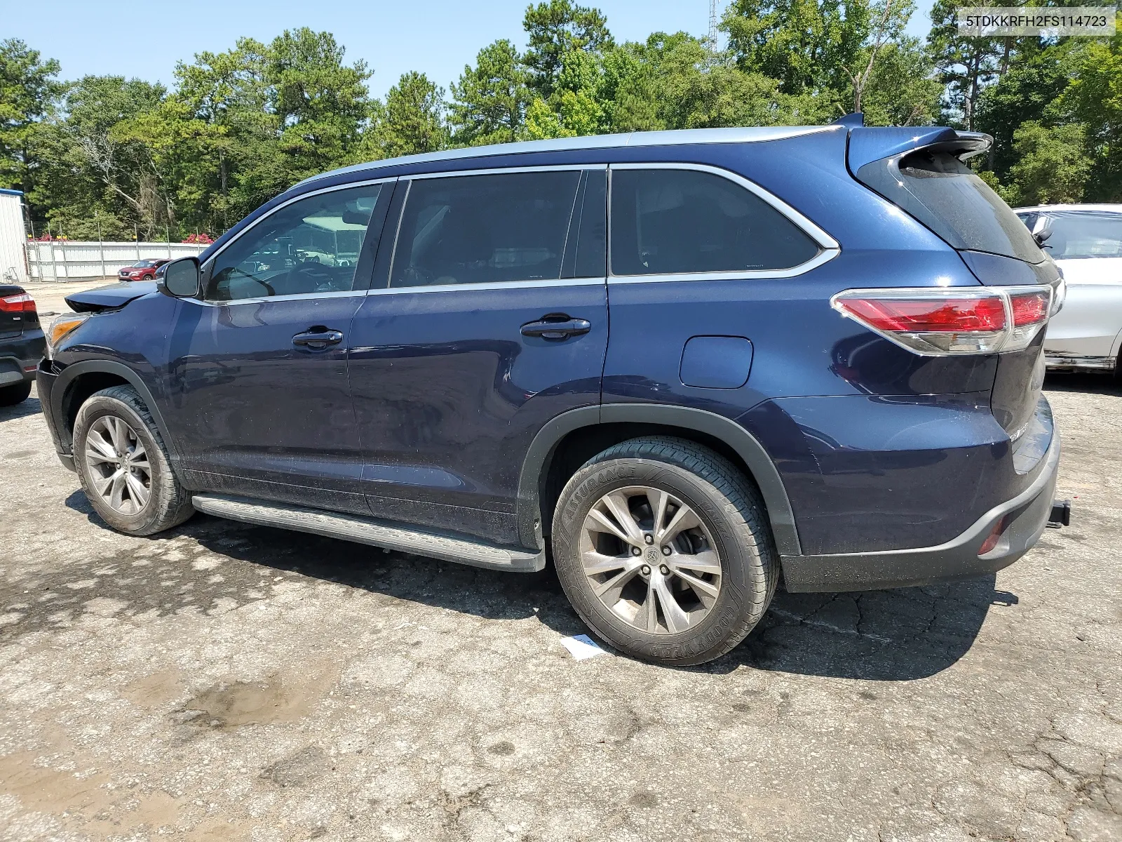 5TDKKRFH2FS114723 2015 Toyota Highlander Xle